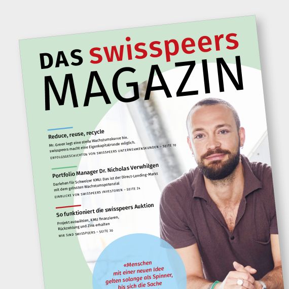 Das swisspeers Magazin – eine Beilage der Handelszeitung
